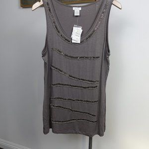 Beaded Tank Top from Neiman Marcus